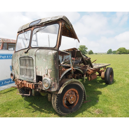 Matador chassis cab with AEC engine, FWD chassis plate