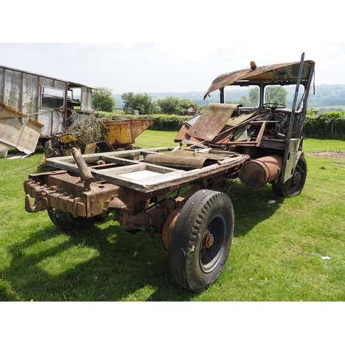 261 - Matador chassis cab with AEC engine, FWD chassis plate