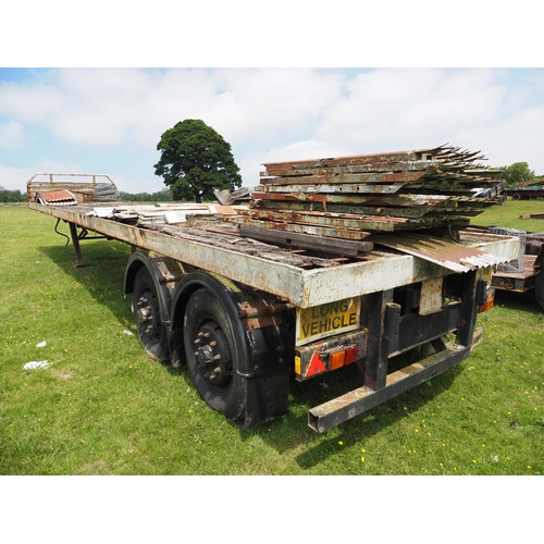 265 - Artic tandem axle trailer 40ft