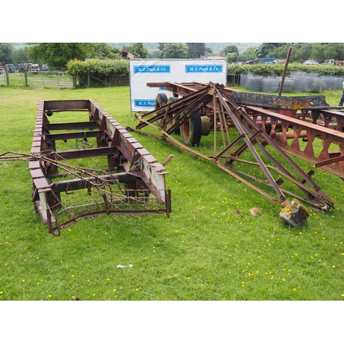 272 - Artic tri axle trailer 40ft, chassis and trusses