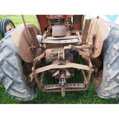 281 - David Brown Cropmaster tractor. Original tidy barn stored condition, supplied by Brook Bros Hereford... 