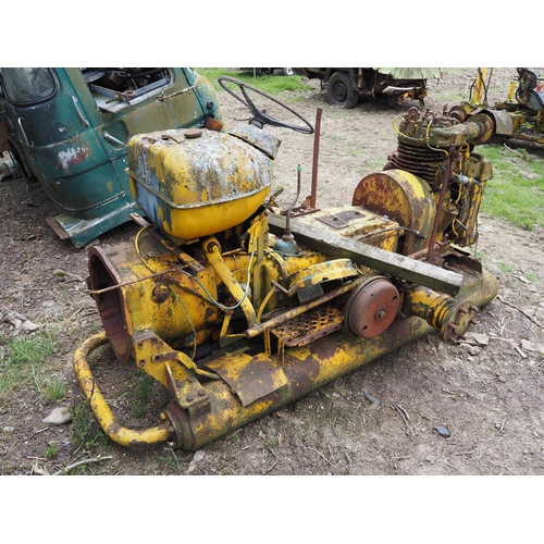 299 - Fordson Major skid unit and Holman compressor