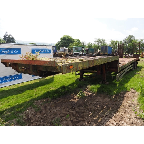 314 - Step frame artic trailer 40ft