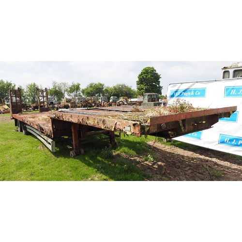 314 - Step frame artic trailer 40ft