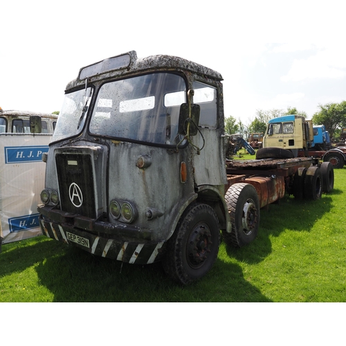 323 - Atkinson Defender 8 wheel double drive chassis cab with Gardner engine and David Brown gearbox