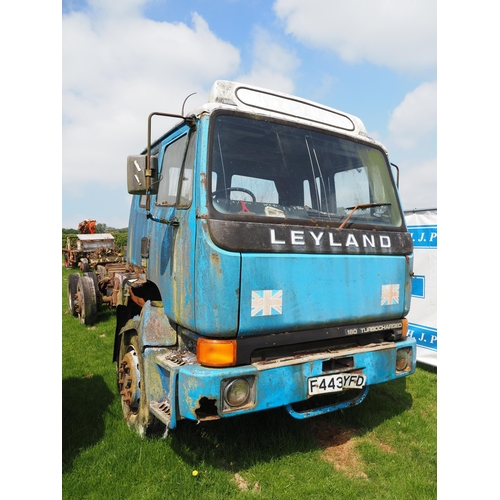 333 - Leyland Freighter 16.17 chassis cab. Reg. F443 YFD. V5