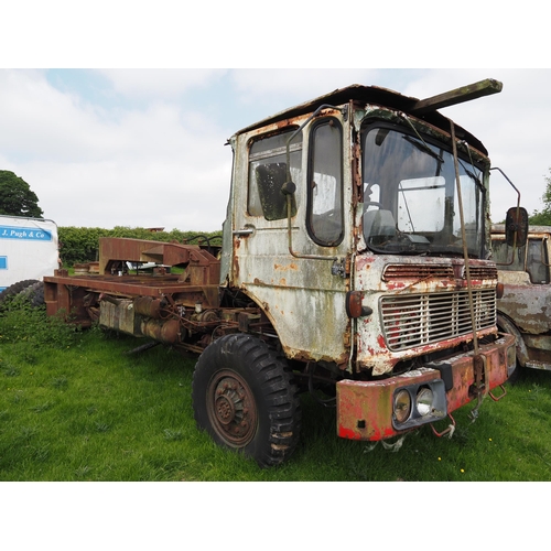 349 - Bedford 4WD chassis. No rear axle