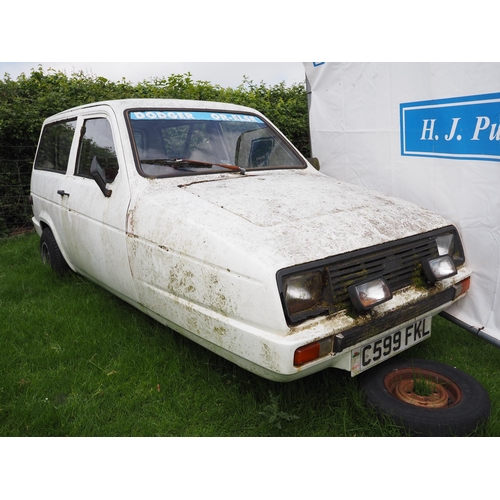 358 - Reliant Robin. Reg. C599 FKL