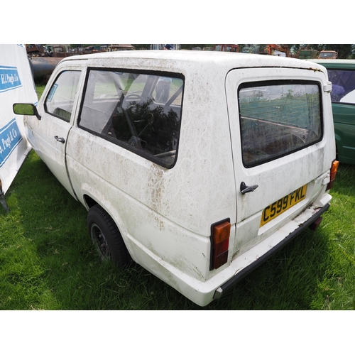 358 - Reliant Robin. Reg. C599 FKL