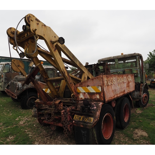 447 - Atkinson Venturer 6 x 4 recovery lorry with Gardener 240 8 cylinder engine. Ex Wynns and Ross Road W... 