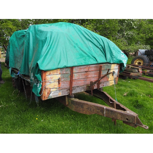 491 - 2 Wheel farm trailer