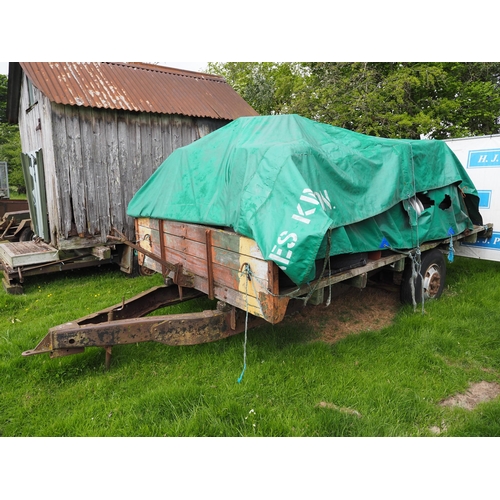 491 - 2 Wheel farm trailer