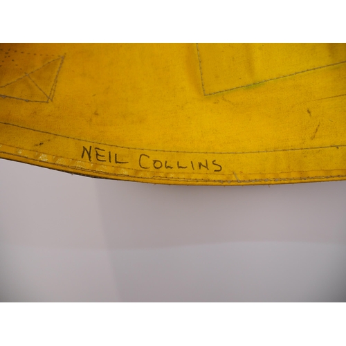 101 - An Edinburgh Monarchs 1980 speedway race vest labelled Neil Collins