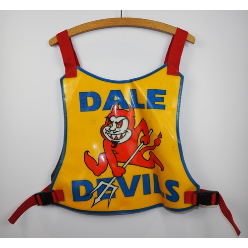 126 - A Dale Devils speedway race vest labelled Ben Powell