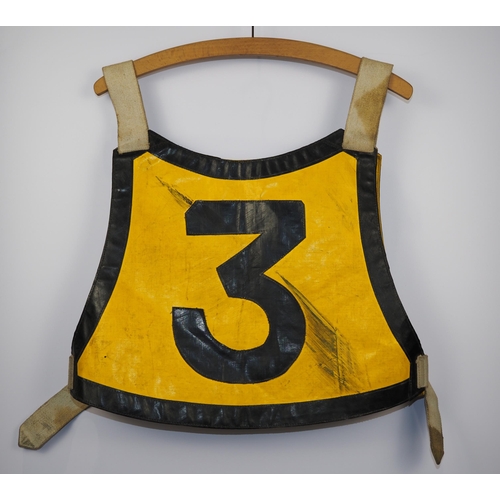 164 - A Berwick Bandits speedway race vest 1968 believed to be worn by Roy Williams