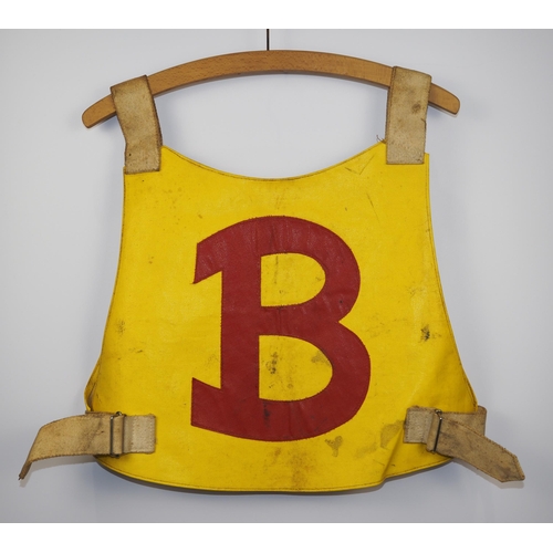 167 - A Birmingham Brummies speedway race vest labelled Arthur Browning