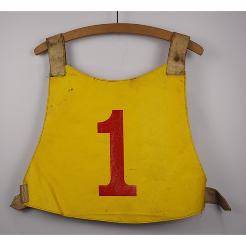 167 - A Birmingham Brummies speedway race vest labelled Arthur Browning