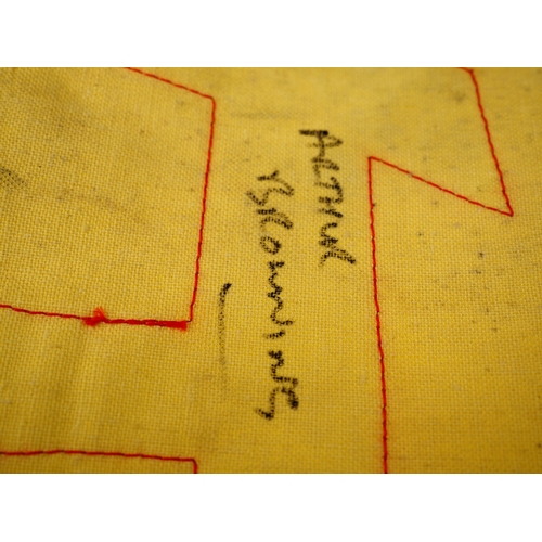 167 - A Birmingham Brummies speedway race vest labelled Arthur Browning