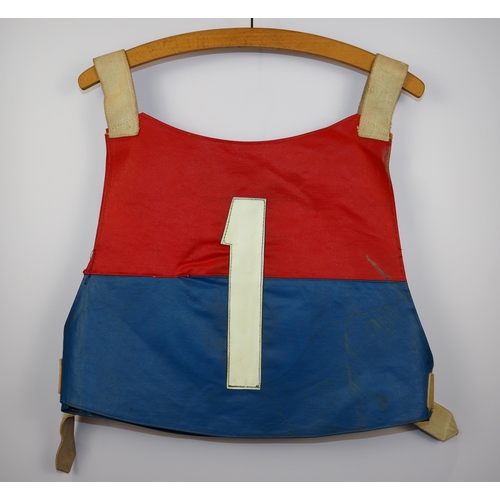 172 - A West Ham Hammers speedway race vest believed to be worn by Christer Lofqvist