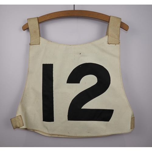 175 - A team England speedway race vest 1969 signed Ray Wilson