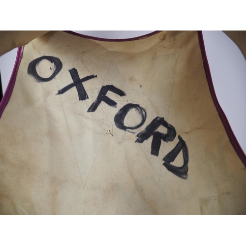 181 - A Weymouth Wizards speedway race vest 1975 believed to have been worn by Martin Yeats