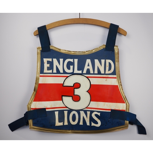 20 - An England Lions speedway race vest