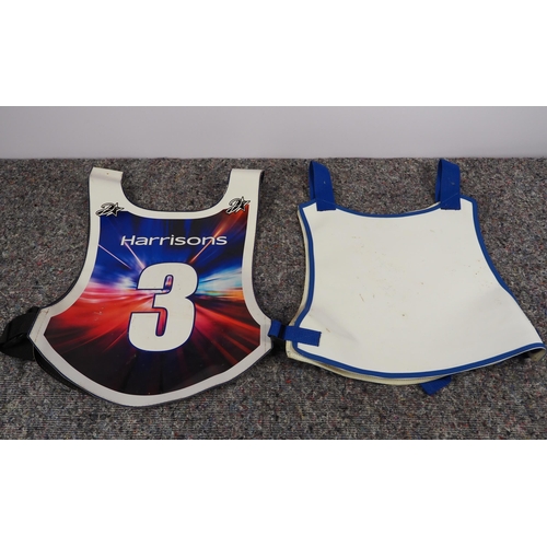 207 - 2 Speedways race vests - Scottish Open Championship 2018 and Scotland