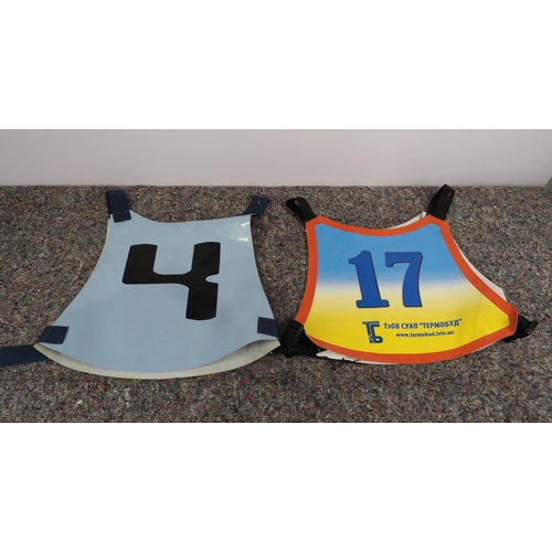 210 - 2 Speedway races vests - Finland and Bröderna Edstrand