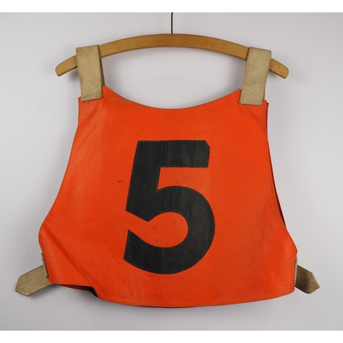 224 - A Long Eaton speedway race vest labelled Pete Wrathall 1969