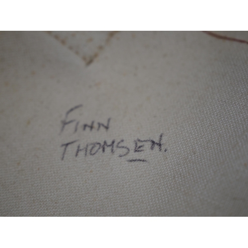 23 - A Team Denmark speedway race vest labelled Finn Thomsen