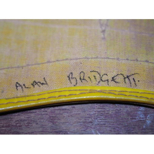 33 - An Edinburgh Monarchs speedway race vest labelled Alan Bridgett