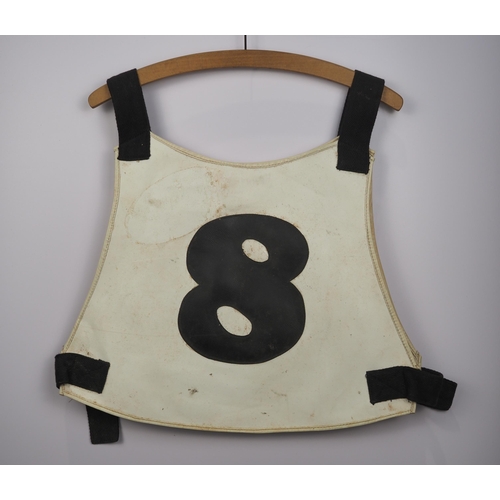 89 - A team Holland speedway race vest labelled Henny Kroeze