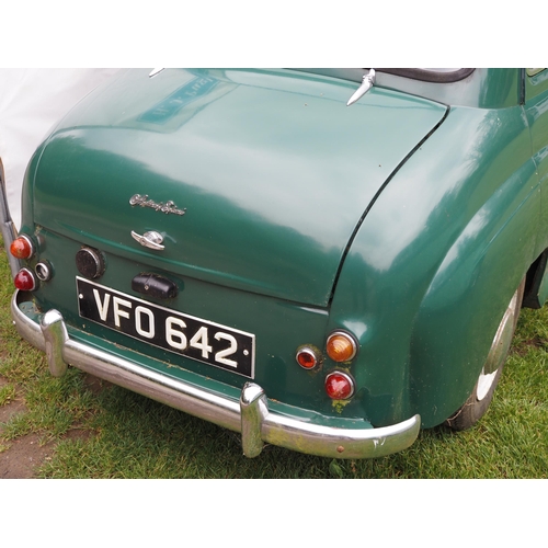 178 - Austin England 3 door hatchback car. 1959. 948cc. Petrol. 
Running when stored. Fitted with 4 speed ... 