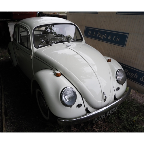 183 - Volkswagen Beetle car. 1967. 1192cc. Petrol
Runs and drives. This car has undergone full restoration... 