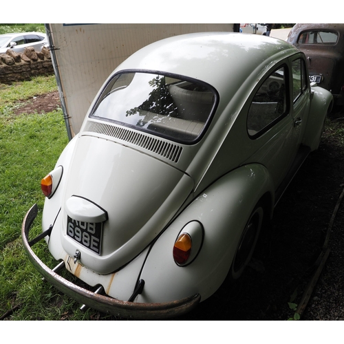 183 - Volkswagen Beetle car. 1967. 1192cc. Petrol
Runs and drives. This car has undergone full restoration... 