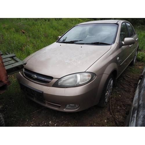 167 - Chevrolet Lacetti saloon car. 2001. 1400cc. Petrol. Believed 6 miles on the clock. 
This car has nev... 