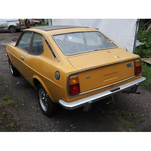 173 - Fiat 128 SL 1300 2 door hatchback. 1972. 1290cc. Petrol. 
Running when stored. Fitted with black lea... 