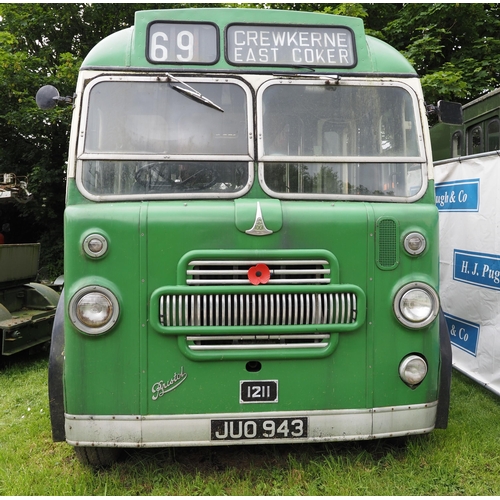 196 - Bristol ECW single deck bus. 1948. 8600cc. Diesel.
Runs and drives. Fitted with recently overhauled ... 