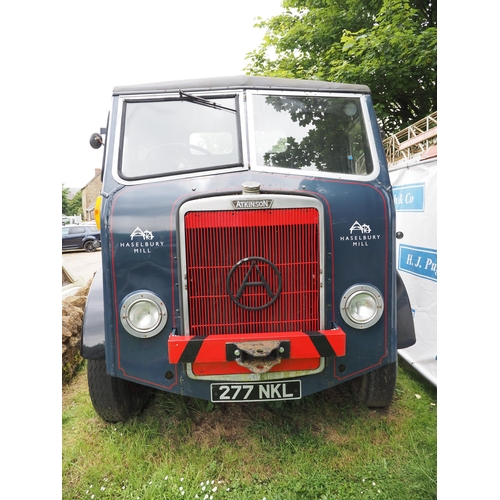 191 - Atkinson 8x4 flat bed lorry. 1961. Diesel.
Running 3 years ago when engine was overhauled. Fitted wi... 