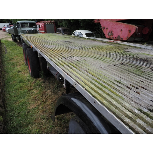 191 - Atkinson 8x4 flat bed lorry. 1961. Diesel.
Running 3 years ago when engine was overhauled. Fitted wi... 