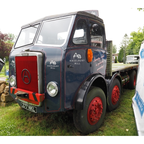 191 - Atkinson 8x4 flat bed lorry. 1961. Diesel.
Running 3 years ago when engine was overhauled. Fitted wi... 