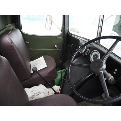 193 - Austin 1½ Military truck. 1939. 2000cc. Petrol
Running when stored. Fitted with 10' bed. Showing 77,... 