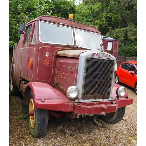 Scammell tug lorry 