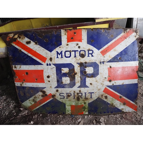 4 - Enamel Sign - BP Motor Spirit 48