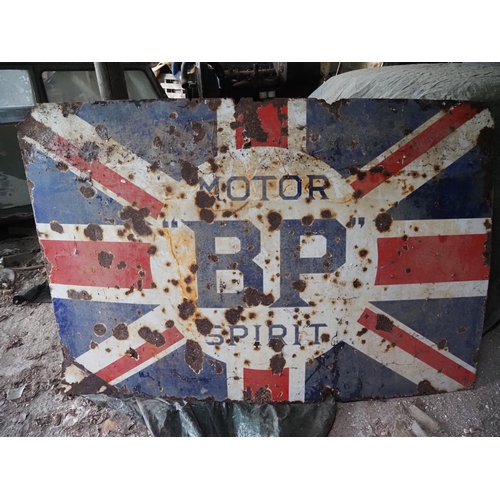 5 - Enamel Sign - BP Motor Spirit 48