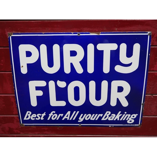 7 - Enamel Sign - Purity Flour 18