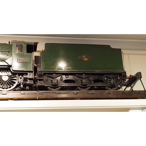 51 - County of Devon steam locomotive. Has not been steamed in several years. 7” wide x 45” long x 11”hig... 