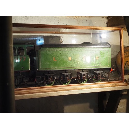 53 - Gay Crusader 4477 London North Eastern Railway 2,6,8 steam locomotive. Fitted inside wooden display ... 