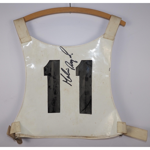 322 - A Team Great Britain speedway race vest signed Martin Dugard overseas final 1994