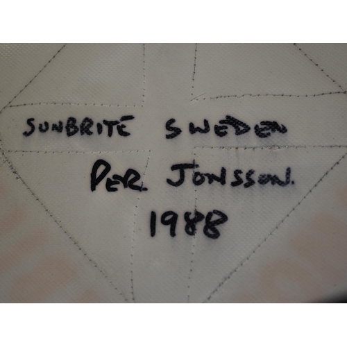 328 - A Team Sweden Diamond Jubilee speedway race vest labelled Per Jonsson